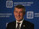 Premiér Andrej Babi bhem uvedené do funkce nového ministra práce a sociálních...