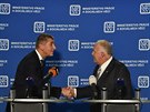 Premiér Andrej Babi a nový ministr práce a sociálních vcí Petr Král. (29....