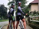 Cyklistky Ladislava Antalov a Alena Vrtn