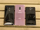 Samsung Galaxy s9+, Sony Xperia XZ2 a Nokia 8 Sirocco