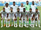 Týmová fotografie Saúdské Arábie ped utkáním s Uruguayí.