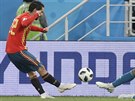 Isco stílí vyrovnávající gól panlska v zápase proti Maroku.