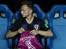 ETIL SÍLY. Chorvatský záloník Ivan Rakiti zahájil zápas proti Islandu na...