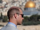 Princ William na Olivetské hoe (Jeruzalém, 28. ervna 2018)