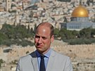 Princ William na Olivetské hoe (Jeruzalém, 28. ervna 2018)