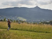 Z celého areálu je výhled na Je�t�d.