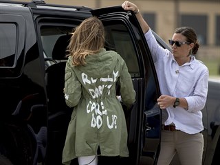 První dáma USA Melania Trumpová na návštěvě centra pro migranty v Texasu (21....