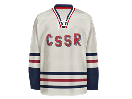 Dres eskoslovenské hokejové reprezentace z roku 1963.