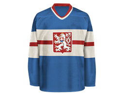 Dres eskoslovenské hokejové reprezentace z roku 1947.