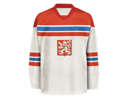 Dres eskoslovenské hokejové reprezentace z roku 1938.