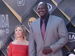 Jenie Bussová, majitelka LA Lakers, a Shaquille ONeal