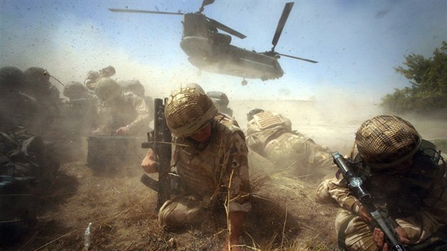 Britt vojci v afghnsk provincii Hlmand (srpen 2009)