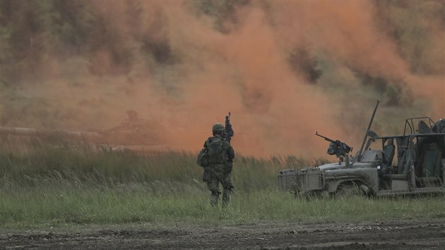 Ve vojenskm prostoru Brdy se konal 29. ronk Dne pozemnho vojska Bahna 2018 (23. ervna 2018).