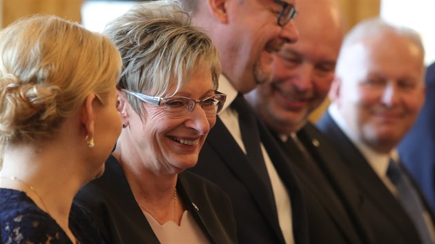 Marta Nováková před slavnostním jmenováním vlády premiéra Andreje Babiše na Pražském hradě. (27. června 2018)