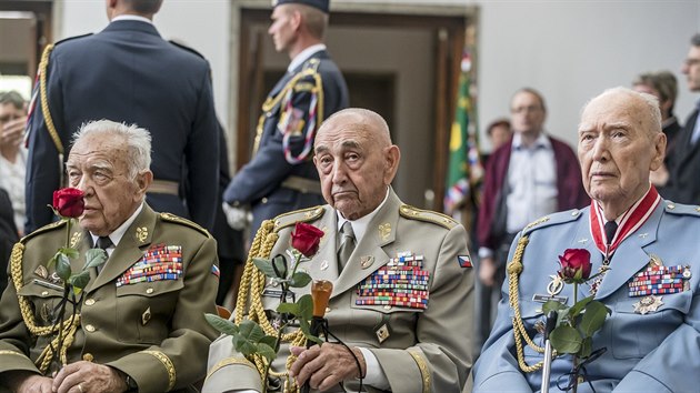 Poslední rozloučení s veteránem druhé světové války Pavlem Vranským, (29. 6. 2018)