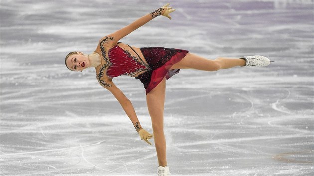 Kostm vdsk zvodnice Anity Oestlundov se srdcem na hrudi upoutal bhem volnch olympijskch jzd v jihokorejskm Pchjongchangu letos v noru.