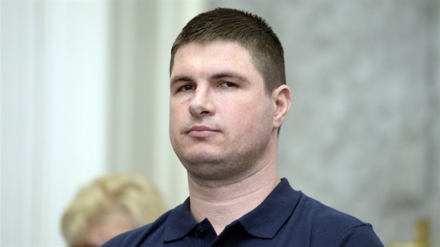Obžalovaný Ľubomír Polák u Městského soudu v Praze (25. 6. 2018)