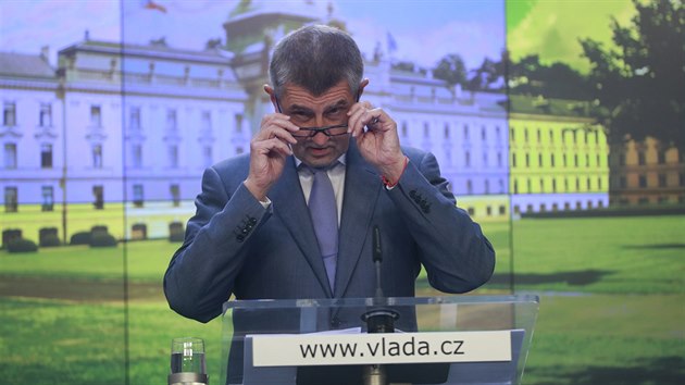 Premiér Babiš na brífinku po jednání vlády (22. 6. 2018)