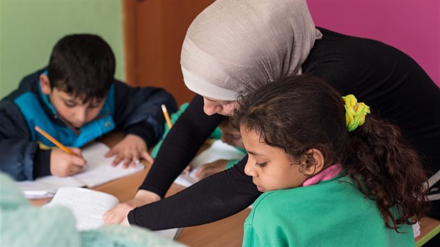 Vzdlvac centrum eskch humanitrnch pracovnk pro dti syrskch uprchlk v Libanonu.