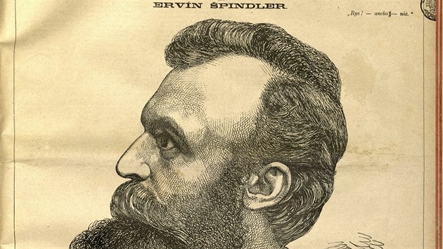 Ervín Špindler (1843–1918). Knihovna Národního muzea, oddělení časopisů, Světozor: č. 50, 28. 11. 1874