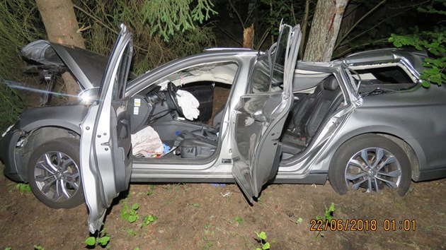 Pi dopravn nehod na Tachovsku se smrteln zranil osmadvacetilet spolujezdec. idi vozidla byl v dob havrie pod vlivem alkoholu a drog.