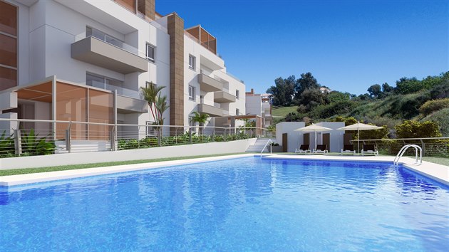 Andaluca, Mijas Costa, panlsko. Apartmn 3+1/T je na prodej za 295 tisc eur, v pepotu 7,6 milionu korun. 