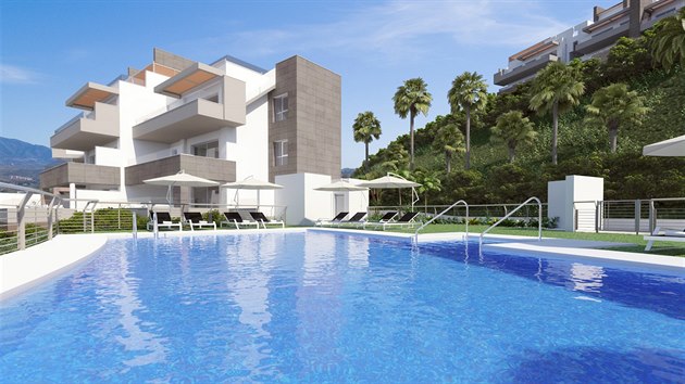 Andaluca, Mijas Costa, panlsko. Apartmn 4+kk/T s rozlohou 239 metr tverench je na prodej za 363 tisc eur, v pepotu 9,4 milionu korun. 