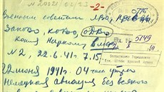 Bojový příkaz číslo 2 Lidového komisaře obrany z 22. června 1941. Georgij Žukov...