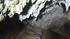 Jeskyn Tcham Luang Nang Non na severu Thajska.
