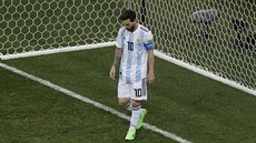 Otrávený argentinský kapitán Lionel Messi.