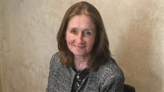 Britská spisovatelka Sharon J. Boltonová v Praze (27. �ervna 2018)