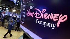 Logo Walt Disney Company na newyorské burze