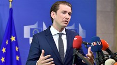 Rakouský kanclé Sebastian Kurz na minisummitu Evropské unie k migraní...