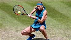 Petra Kvitová na turnaji v Birminghamu.