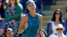 Petra Kvitová na turnaji v Birminghamu.
