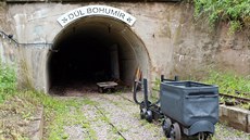 Prohlídková tola v mdném dole Bohumír mí 400 metr.