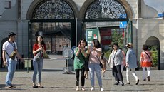 Plze�ský Prazdroj pat�í mezi nejnav�t�vovan�j�í místa ve m�st�. (18. 6. 2018)