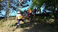 Autobusu na dálnici D1 hoel motor. Na pomoc museli pijet hasii.