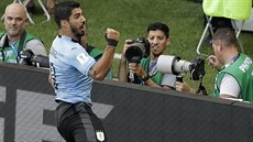 VEDEME. Útočník Luis Suárez se raduje z úvodního gólu v utkání se Saúdskou...