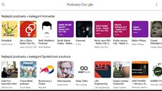 Podcasty Google nabízejí i dostatek eského obsahu.