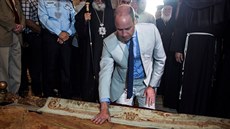 Princ William v Jeruzalémě navštívil Chrám Božího hrobu (28. června 2018).