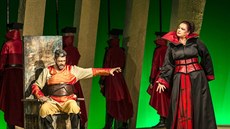 Miguelangelo Cavalcanti a Anda-Louise Bogza ve Verdiho opeře Nabucco, kterou...