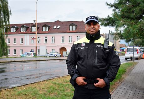 Tibora Demetera lidé potkají nejastji v centru eské Lípy, kde hlídá okolí...