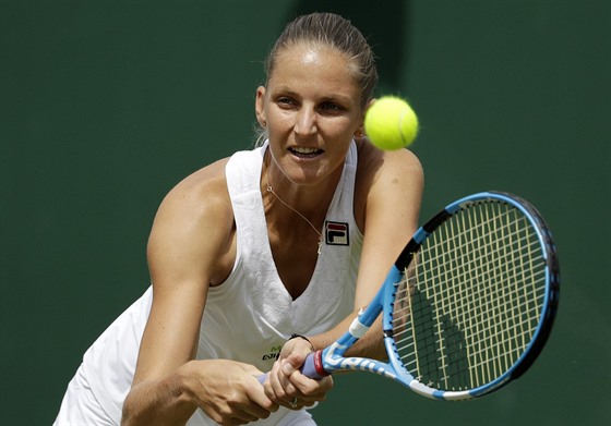 Karolína Plíšková v osmifinále Wimbledonu
