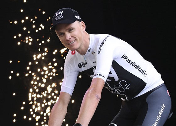 Chris Froome bhem pedstavování úastník Tour de France