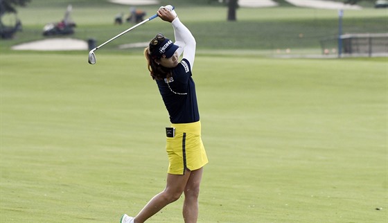 Korejská golfistka Njo So-jon na turnaji v Long Grove