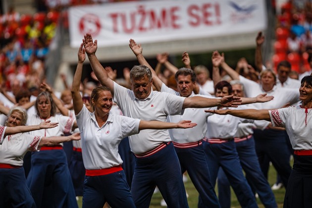 V praské Eden Arén byl 6. ervence 2018 zakonen program hromadných skladeb v...