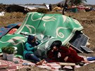 Ped boji v jihosyrské provincii Dará uprchly desetitisíce lidí (29. ervna...