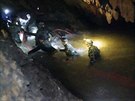 Záchranné práce v jeskyni Tham Luang na severu Thajska (4. ervence 2018)