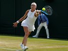 Lucie afáová ve tetím kole Wimbledonu.